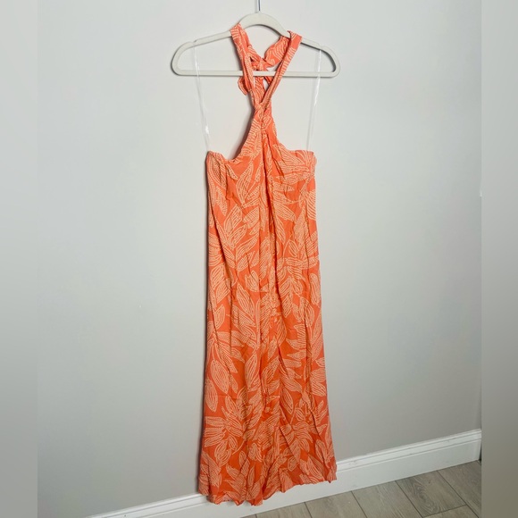 Elan Coral Halter maxi dress NWT - Picture 9 of 10